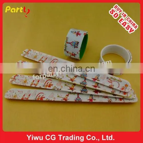 CG-BR083 High Quality Silicone Slap Bracelet