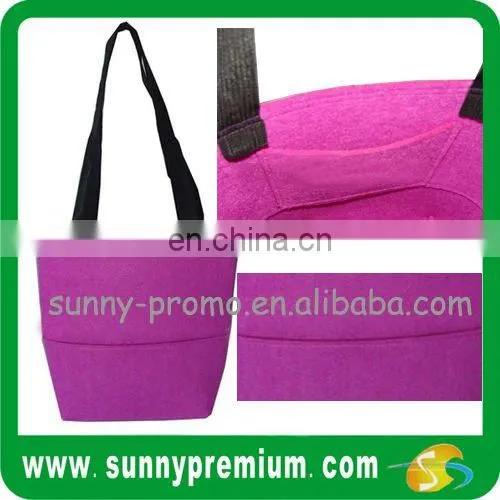 2013 New Trend Pink Felt Hand Bag