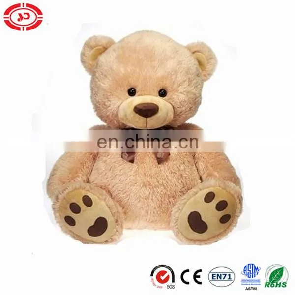 Teddy Bear JUMBO PLUSH Big Size Toy With Ribbon Sitting Paw Embroidered Toy