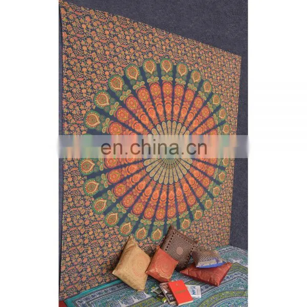 Bohemian Indian Mandala Tapestry Beach Tapestry photo-2