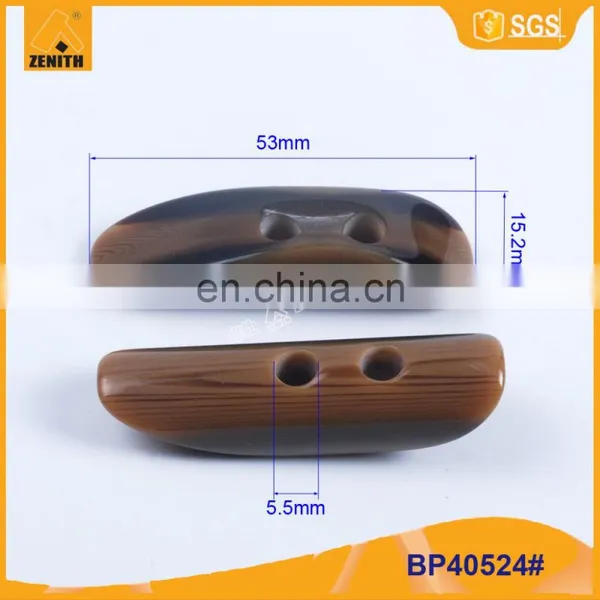 Buffalo Horn Toggle Button Garments Button Resin Button BP40524 photo-4