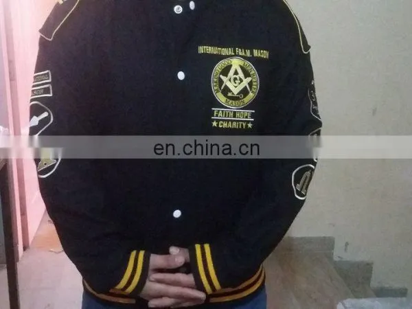 MASONIC REGALIA JACKET INTERNATIOL MASON EMBLEM photo-2