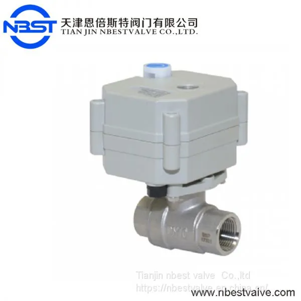 Electric Valve Motorized Butterfly Valve 12v Solenoid Valve photo-2
