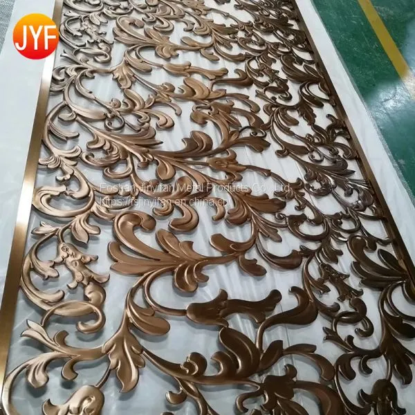 Foshan Manufactory China Manufacturer Multiple Selection Metal Screen Portable Decorative Room Divider photo-3