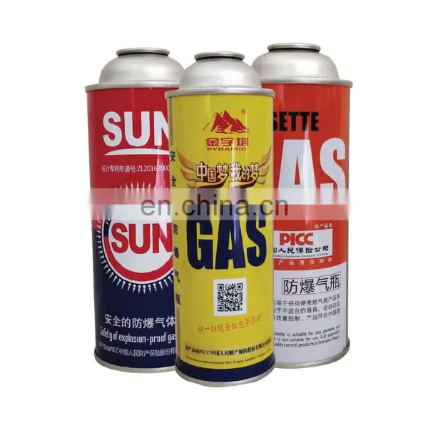Hebei Empty Butane Gas Can 220g and Aerosol Can for Gas Lighter Butane Empty photo-6