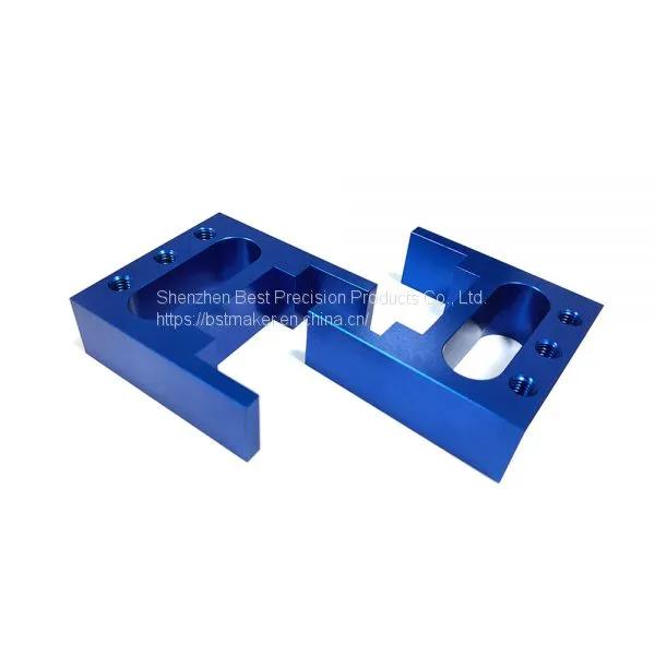 Oem Cnc Milling Digital Accessories Anodized Aluminum Bracket Cnc Robotics Parts photo-4