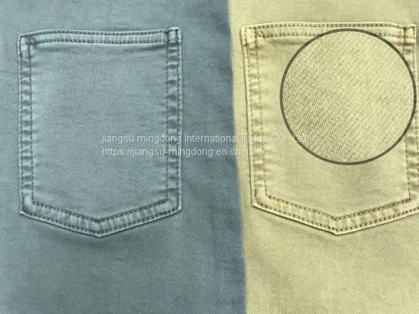 59%Cotton 39%Tencel 2%Spandex Double Weave Fabric photo-3