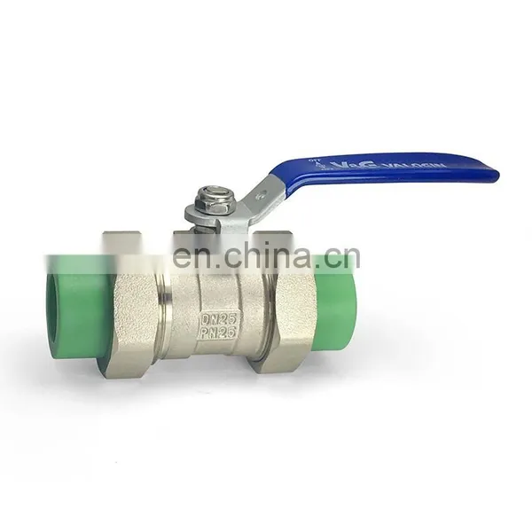 NSF372 WRAS Watermark UL FM Arrpoved Brass 25*25 PVC Ball Valve
