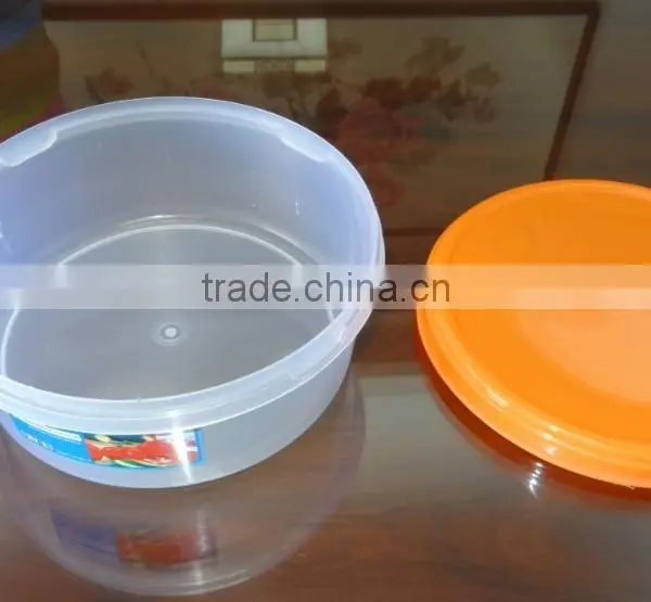 3.5L Round Plastic Food Storage Container, Storage Box photo-3