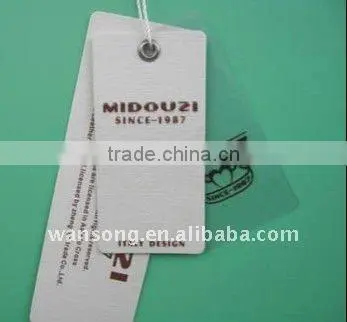 Embossed Logo Plastic Seal Tag, Brand Logo Hang Tag for Garment photo-5