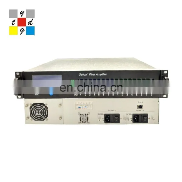 Warranty Period of 3 Years! 8 Port 22dbm With WDM 1550nm Catv Optical Amplifier EDFA WITH WDM PON Edfa photo-4