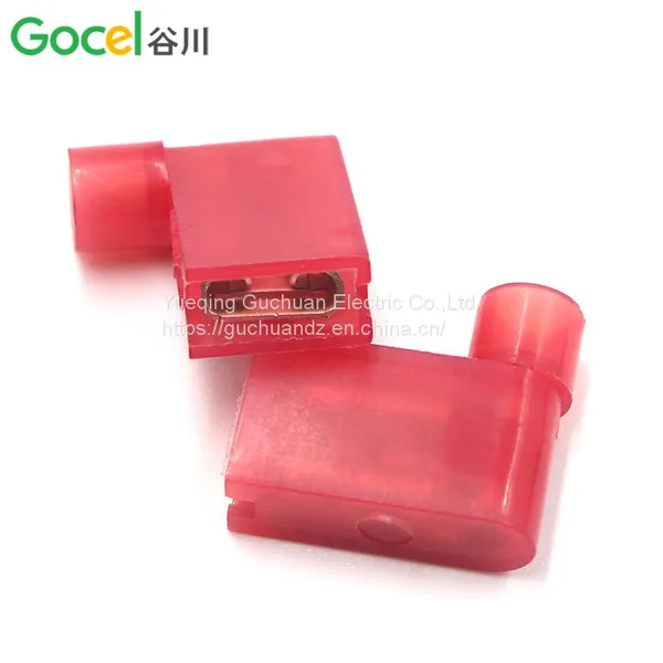 Nylon Fully Insulated Flag Female Plug Terminal FLDNY1.25-250 Flag Copper Wire Lug Terminal Block photo-3