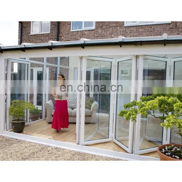 High Quality Product Warranty Soundproof Aluminum Glass Windows Shades Security Folding Window photo-4