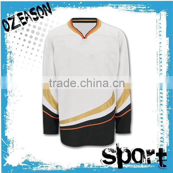 Custom White Ice Hockey Jersey for Ice Hockey Team photo-4