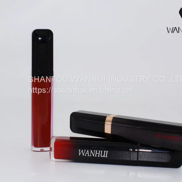 LP001 Hot Sale Empty Cosmetic Liquid Lip Gloss Tube Container Lipstick Screen Printing Square Hot Stamping Screw photo-2