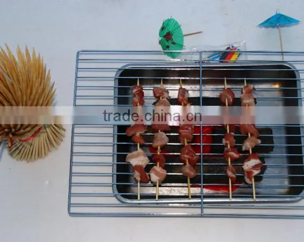Safe Bamboo Skewer Eco-friendly Skewer 28CM photo-2