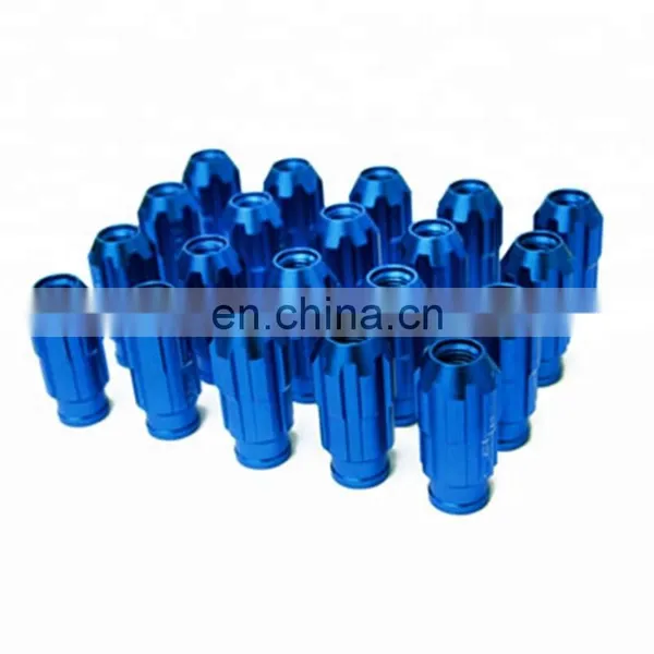 Bule 60mm Car Wheel For Racing Car 7075 Aluminum Lug Nuts