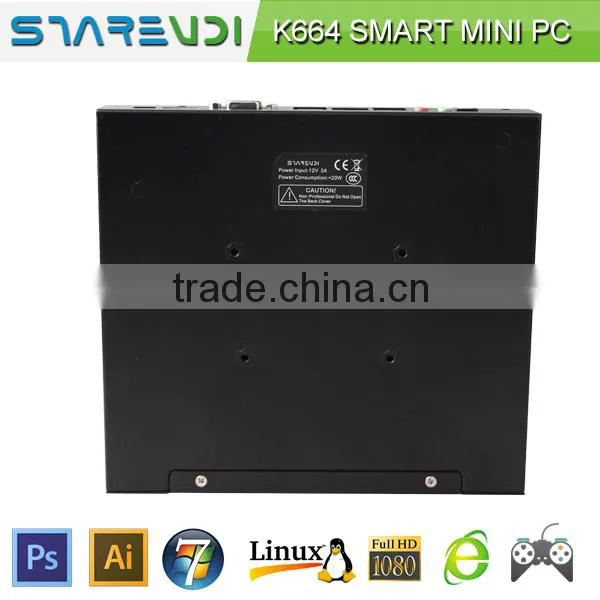 Smart MINI PC Black Mini Desktop pc K664 From Sharevdi Bay Trail Quad Core 2GB RAM 16GB SSD WIFI USB VGA HD 1080P Video photo-3