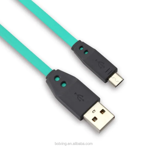 3.3ft/1m High Quality Flat Micro Usb Fast Charging Data Cable Sync Charger for Vivo Oppo Android Phone photo-2