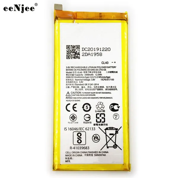 Rechargeable Batteries GL40 Battery For Motorola Moto Z PLAY 3.8V 3510mAh Lithium Ion Batteries photo-5