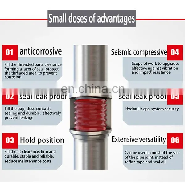 Loctiter 545 Glue Hydraulic Pneumatic Pipeline Leak-proof Thread Sealant High Temperature Resistance Liquid Raw Material Belt photo-4