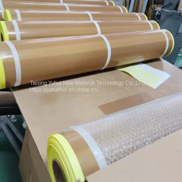 Waterproof High Temperature Non-Stick Brown Color PTFE Adhesive Tape photo-4
