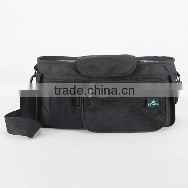 Deluxe Black Stroller Organizer/Baby Diaper Bag Stroller Organizer/Stroller Travel Carry Bag Quality Choice photo-4
