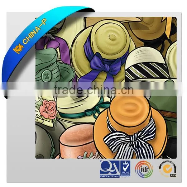 Promotional PVC Mouse Pad Broad-brimmed Straw Hat Mouse Pad