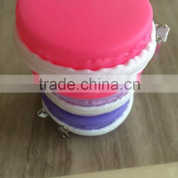 High Quality Promotional Silicone Cheap Macarons Wallet photo-5
