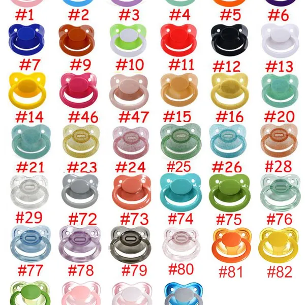 Quality BPA Free Wholesale Silicone Adult Pacifier With Two Sizes Choice and Various Colour photo-2