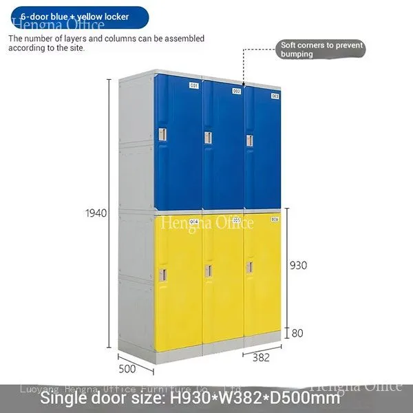 ABS Storage Locker-PCL764 |DIY Combined Adjustable Laminates & Built-in Storage Box for University Hallway Library-Hengna photo-4