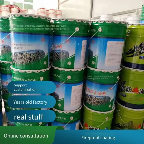 Water-based Industrial Paint, Metal Anti-rust Paint, Fireproof Paint for Indoor and Outdoor Steel Structure Fireproof Coating Construction photo-3