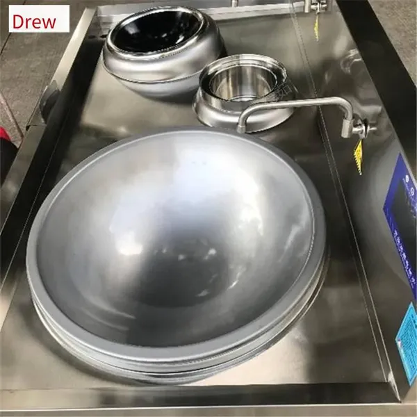 Large Wok Stir-frying Stove, Deru Kitchenware Commercial Induction Cooker, Multi-purpose Large Wok Stove for Canteens, Combination Stove for Large and Small Woks photo-3