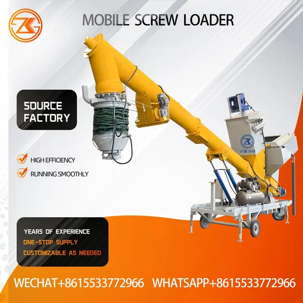 Screw Extendable Boom Fly Ash Loader Mobile Screw Loading & Unloading Machine Telescopic Auger Feeding Machine photo-4