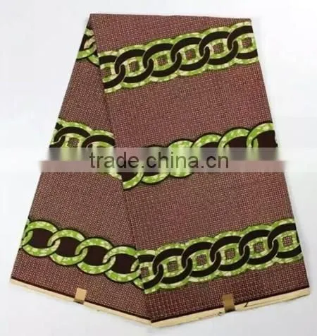 H480 100% Cotton 6 YARD African Wax Fabric Wholesale