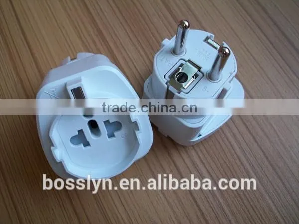 USA to Schuko Eu Germany AC Power Plug Adaptors With CE Certification photo-2