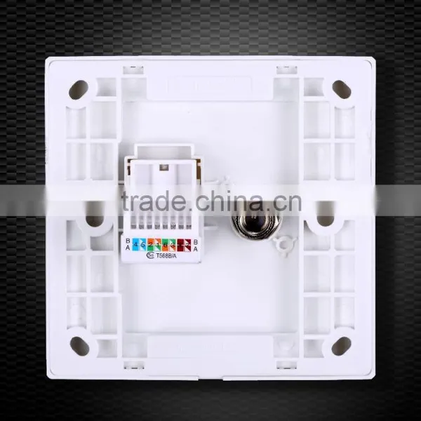 Easy Cleaning White Computer Satellite Socket photo-3