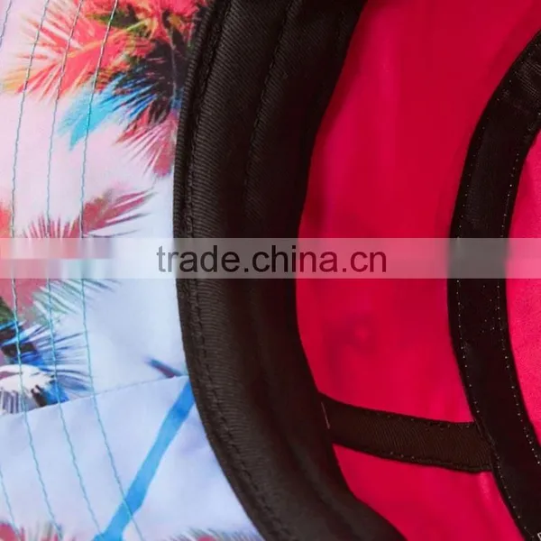 Colorful Funny Flat Top Custom Printed Bucket Hat photo-6
