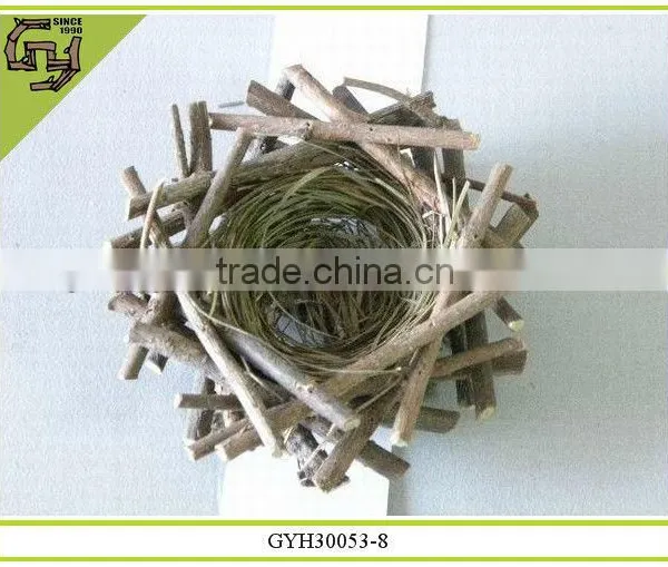 2014 Handmade Small Decorative Rattan and Raw Bird Nest
