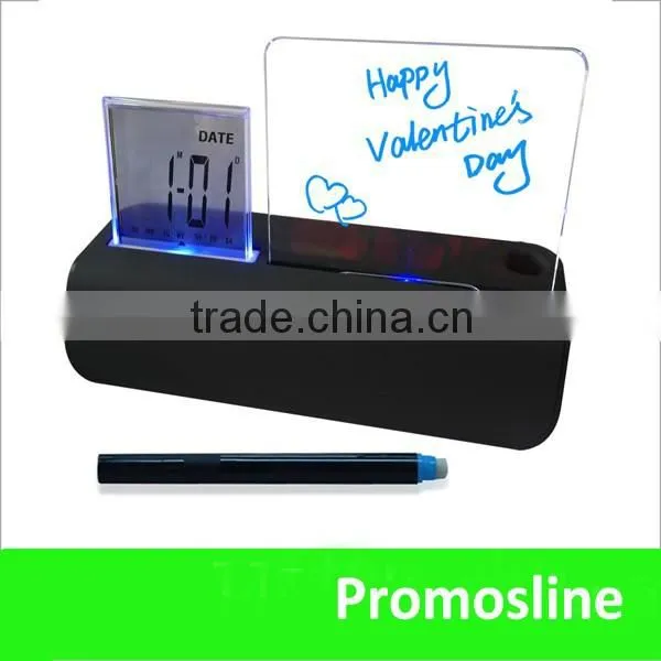 Hot Selling Custom LED Alarm Clock With Message Board photo-3