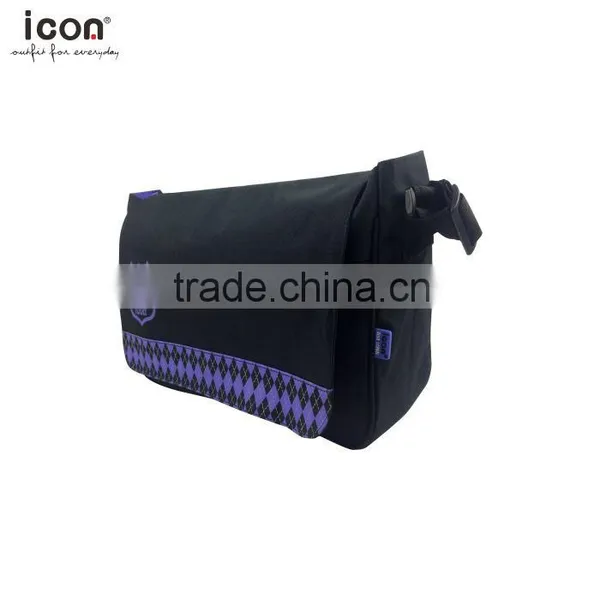 600D Polyester Branded Sling Bag for School photo-2