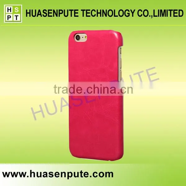 Luxury Ultra PU Leather Hard Back Case Silicone Cover For Apple IPhone 6 photo-5