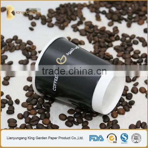 12oz Double Wall Papeer Cups Black photo-3