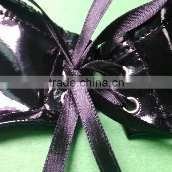 Women Faux Leather Garter Lingerie Wet Look Garter Clips for Stockings Sexy Gothic Style Belts Suspender With G-string photo-5
