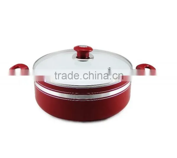 8 Pcs High Quality Aluminum Nonstick Ceramic Frying Pan Saucepan Cookware Used in Kitchen photo-2