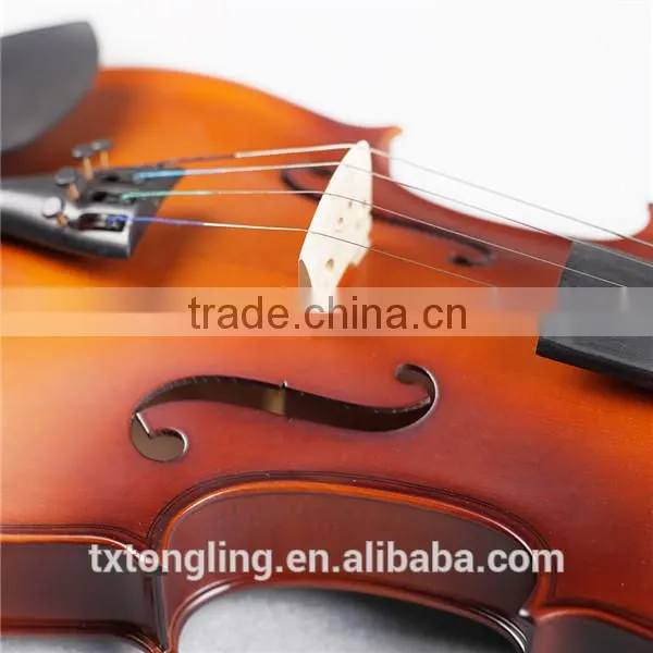 Flamed Matt Violin Pattern Ebony or Jujube Brand Violin 4/4 TL003-3B photo-5