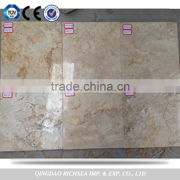 Polished Yellow 60*60 Travertine Tiles photo-2