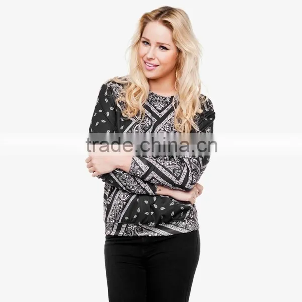 Wholesale Crew Neck Custom 3d Printing Sweatshirt no Minimum photo-2
