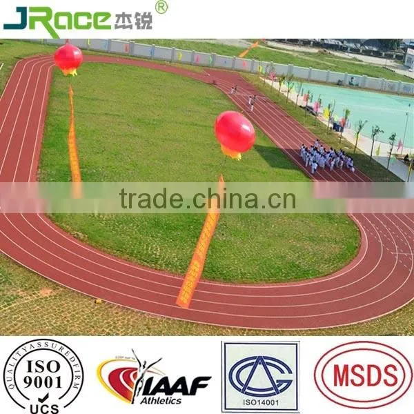 Sandwich Running Tracks System Synthetic Rubber Running Track Material