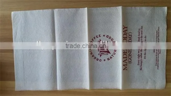 Wholesale Price Virgin Wood Pulp Printed Dinner Disposable Paper Napkin photo-2